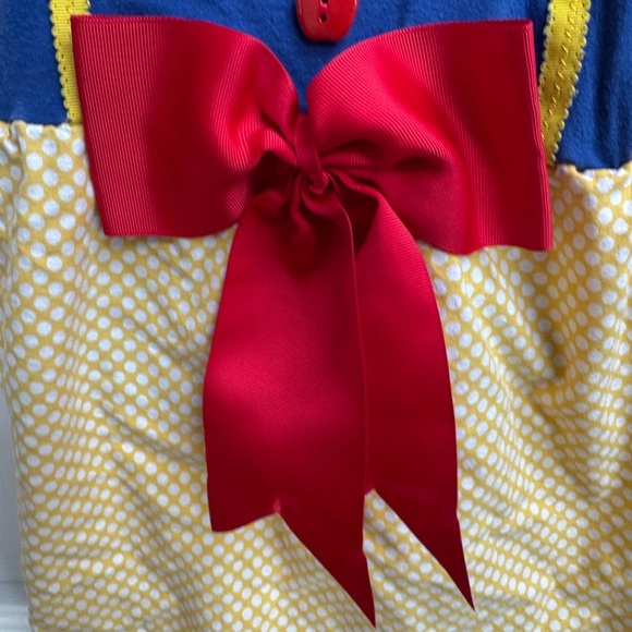 The Concert Tee District XS 4T Girls Snow White Inspired Sleeveless Dress - Picture 3 of 9
